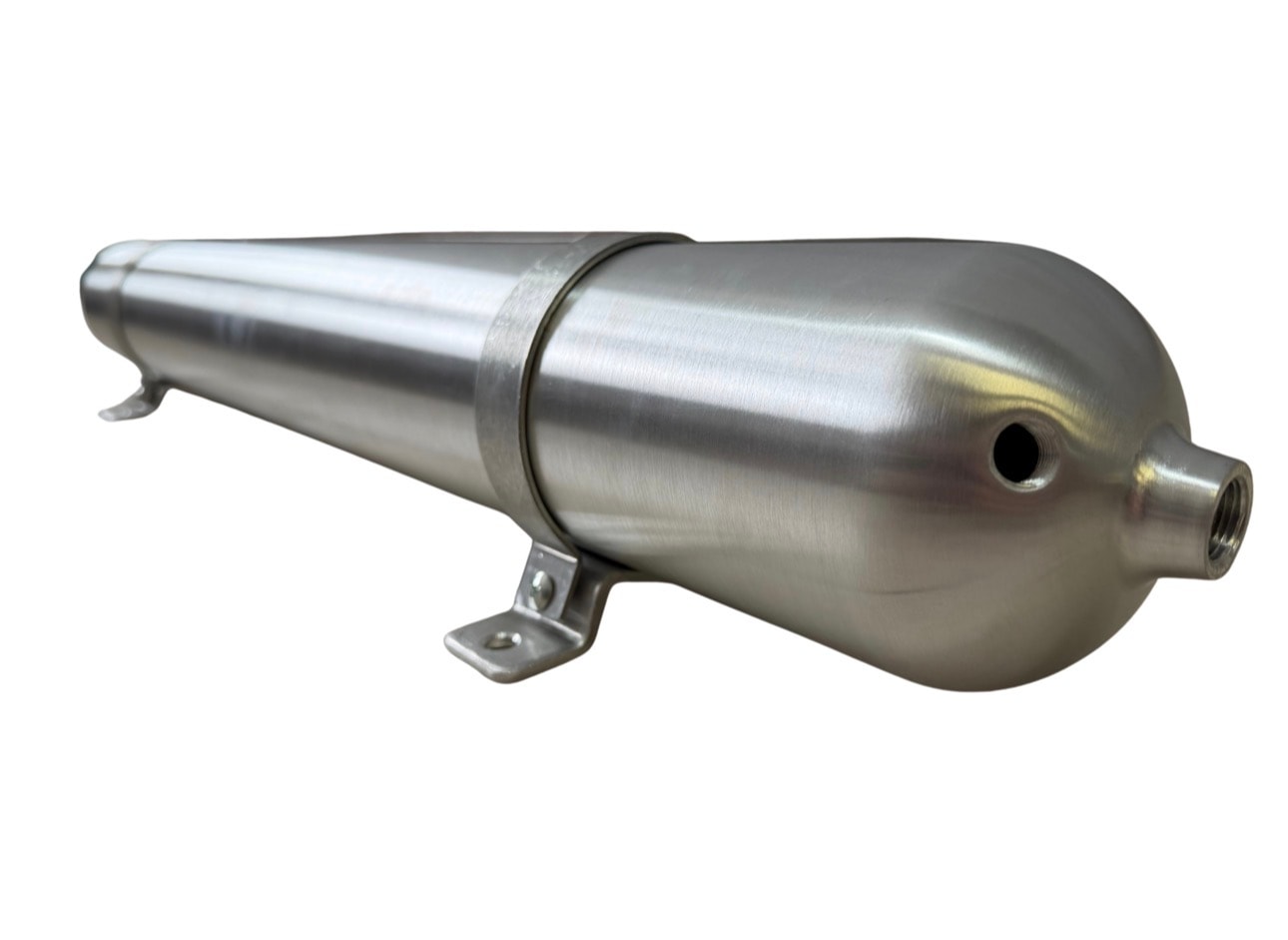 1.5 Gallon Seamless Brushed Slim Line Aluminium Tank additional view